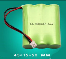 Free shipping 1pcs NI-MH AA 1500MAH 3.6V battery Rechargeable batteries Cordless phone batteries 2024 - buy cheap