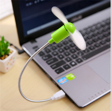 Mini USB portable cooling Fan gadgets Flexible Cool For laptop PC Notebook high quality fan cooler For Desktop Computer 5 colors 2024 - buy cheap