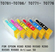 Картридж для принтера EPSON R380 R260 RX580 R280 RX595 RX680 Artisan 50 2024 - купить недорого