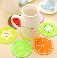 1000pcs Fruit Mug Mats Pads Silicone Dining Placemat Coffee Tea Cup Coasters Glasses Holders for Bar Party Decor Accessory 2024 - buy cheap