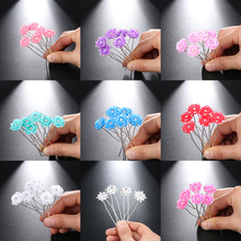 Wholesale Wedding Hairpins Clips For Women Girl Luxury Bridal Headpiece Hair Styling Crystal Resin Flower Barrette Accessories 2024 - buy cheap