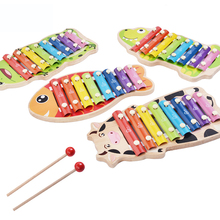 8 Scales Xylophone Baby Infant Toy Musical Instrument Puzzle Toys Musical Musical Instruments Children's Gifts 2024 - buy cheap