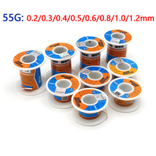 MECHANIC 55g Solder Wire Reel Rosin Core 0.2/0.3/0.4/0.6/0.8/1.0/1.2mm Low Melting Point Soldering Tin BGA Welding Tools 2024 - buy cheap