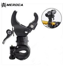 2016 Hot sale Omnipotent Plastic Latest Bike Bicycle LED Flashlight Torch Bracket Mount Holder Front Light Clip clamp 2024 - buy cheap