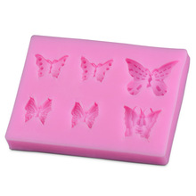 Hot New Arrival Retail Wholesale Silicone Cake Mold Butterfly  Fondant Decorating Tools Silicone Bakeware D115 2024 - buy cheap