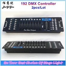 Controlador dmx 192 para luz de palco, equipamento dj, 192 canais, console dmx512, cabeça móvel, controle de luz de dj 2024 - compre barato
