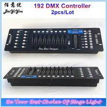 Controlador dmx 192 para luz de palco, equipamento dj, 192 canais, console dmx512, cabeça móvel, controle de luz de dj 2024 - compre barato