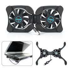 Mini Foldable USB Cooling Fan Octopus Notebook Cooler Cooling Pad Stand Double Fans For 7-15 inch Notebook Laptop 2024 - buy cheap