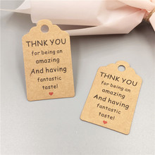 New Arrival 5x3cm Paper Tags Scalloped Labels Hang Engagement Wedding Jewelry Gift Package Labels Hang Tag Favor 100Pcs/Lot 2024 - buy cheap