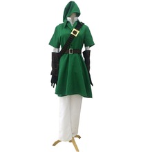 Disfraz de fiesta de Halloween de Zelda Link, uniforme de lucha, conjunto completo de tamaño personalizado, Anime, 2018 2024 - compra barato