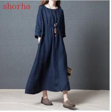 Elegant New blue Cotton Maternity dresses Loose Clothes for Pregnant Women 2018 Spring Fashion Pregnancy Dress 2024 - buy cheap