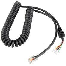Cable For Yaesu Microphone Hand Speaker Mic MH-48A6J MH-42B6J C02 For Car Radio Talkie Walkie Telephone Spring Line Accessories 2024 - buy cheap
