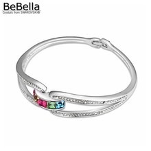 BeBella classic anchor crystal bangle Made with Austrian Crystals from Swarovski for girls Christmas gift 2024 - buy cheap