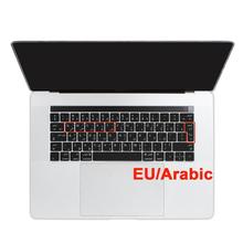 New EU Euro Enter Arabic & English Silicone Keyboard Cover For Macbook Pro Air 12 13 15 Touch Bar 2019 A2179 A1932 A1706 A1707 2024 - buy cheap