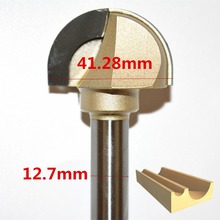 12.7mm*41.28mm,1pcs,Free shipping CNC Engraving Woodworking Milling Cutter,Solid carbide End Mill,Round Bottom wood Router Bit 2024 - buy cheap