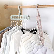 9 Holes Clothes Coat Hanger organizer Multi-port Support Clothes Drying Racks Plastic Cabinet Storage Rack Hangers For Clothes 2024 - buy cheap