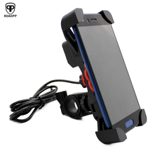 Roaopp-suporte de carregador usb 12v para motocicleta, adaptador de tomada elétrica com duas entradas usb para carregar moto, motocross 2024 - compre barato