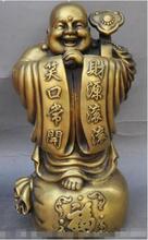 YM 305 budismo chino riqueza ruyi Stand Bag Happy estatua de Budha Maitreya 2024 - compra barato