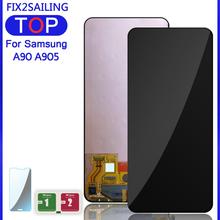 Tela lcd para samsung galaxy, digitalizadora, montada, a90, a905, a905f, SM-A905, a90 2019, a90, a90, a905ds 2024 - compre barato