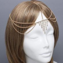 Strass cristal Cabeça Cadeia Headpiece headchain grego deusa headband tiaras de noivas boho Chic Agradável Do Presente Para A Menina 2024 - compre barato