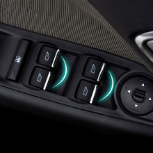 Botones de ventana de coche, accesorio de decoración de embellecedor adecuado para Ford Focus 3 4 MK3 MK4 Fiesta Ecosport, 7 unids/set por juego 2024 - compra barato