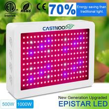 CASTNOO 500 Вт/1000 Вт LED Grow Light полный спектр КРЫТЫЙ ГИДРО Veg цветок LED Grow Light для гидропоники растениеводства 2024 - купить недорого