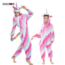 Kids Unicorn Pijama Adult Winter Pyjama Sleepwear For Women Boys Cartoon Unicorn Onesie Panda Kigurumi Pajamas Baby Girl Clothes 2024 - buy cheap