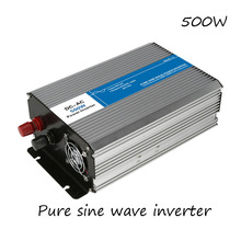 DC-AC 500W Pure Sine Wave Inverter 12V To 220V Converters Voltage Off Grid Electric Power Supply LED Digital Display USB China 2024 - buy cheap