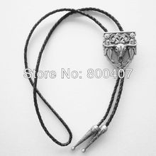 Retail Bolo Tie (New Silver Plating Western Rodeo Bull Bolo Tie) BOLOTIE-WT076SL Factory Direct In Stock Free Shipping 2024 - купить недорого