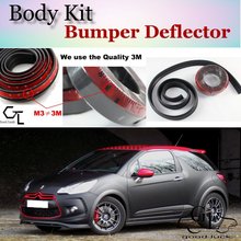 Bumper Lip Deflector Lips For Citroen DS3 DS 3 2009~2015 Front Spoiler Skirt For TopGear Fans Car Tuning View / Body Kit / Strip 2024 - buy cheap