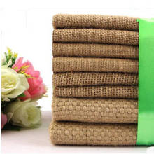 1pcs 50*150CM sewing Fabric Linen cloth, jute handmade diy decoration background cloth tablecloth thicker  photography burlap 2024 - buy cheap