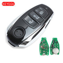 Keyecu Smart Remote Key 3 Button 315MHz PCF7953 Chip for Volkswagen Touareg 2011 2012 2013 2014 with Small Key 2024 - buy cheap