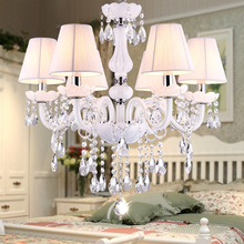 New Modern White crystal chandeliers for Livingroom Bedroom indoor lamp  K9 crystal lustres de teto ceiling chandelier 2024 - buy cheap