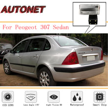 Câmera de visão traseira autonet para peugeot 307 sw sedan, peugeot 407, ccd, câmera de estacionamento backup, visão noturna, câmera da placa de licença 2024 - compre barato