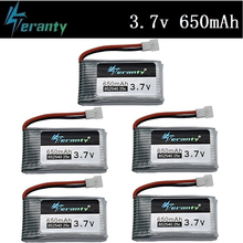 Teranty Power 3,7 V 650mAh Li-po аккумулятор для SYMA X5C X5C-1 X5 H5C X5SW 852540 3,7 V Дрон с перезаряжаемым аккумулятором литиевая батарея 5 шт./компл. 2024 - купить недорого