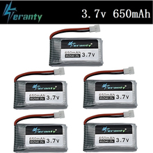 Teranty-bateria de lítio recarregável, 3.7v, 650mah, li-po, para syma x5c, x5, h5c, x5sw, 852540, 3.7v 2024 - compre barato