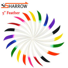30/60pcs 5inch Fletches Colorful Arrow Feather Right Wing Turkey Feathers For Arrow Shaft Shooting Hunting Archery Accessories 2024 - buy cheap