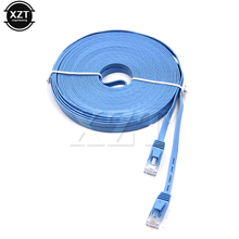 1PC 15M High Quality For Router DSL Modem 50ft CAT6 Flat UTP Ethernet Network Cable RJ45 Patch LAN Cable 2024 - buy cheap