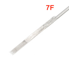 50X 7F Disposable Sterilized Tattoo Needles for Gun Supplies 2024 - buy cheap