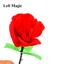 3 Pcs/Lot Romanric Folding Appearing Rose Flower Magic Tricks Professional Street Magician Prop Illusion Satge Close Up Magic 2024 - buy cheap