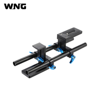 15mm Rail Rod Support System with 1/4" Screw Quick Release Plate for DSLR Camera Follow Focus Mattebox 2024 - buy cheap