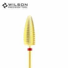 Typhoon Bits - Fine - Gold/Silver - WILSON Carbide Nail Drill Bit 1140491 1110491 2024 - buy cheap