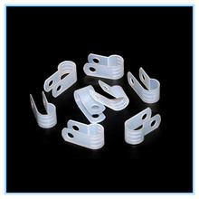 100pcs 5.2mm white wire clip insulation card U type wire clip fixed plastic clip wiring fixed button. 2024 - buy cheap