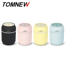 TOMNEW 200ML Mini Cool Mist Cans Humidifiers USB Ultrasonic Air Purifier with Mini USB Fan and LED Light for Home Office or Car 2024 - buy cheap