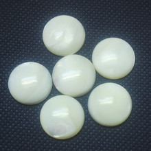 5pcs Wholesale white mother of pearl cabochons shell cabochons for bracelet making coin shape finger rings making 20mm 2024 - купить недорого