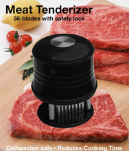 Stainless Steel Meat Tenderizer Dishwasher free shipping baby lock new arrival ss 56 blades meat hammer Steak needle 2024 - buy cheap