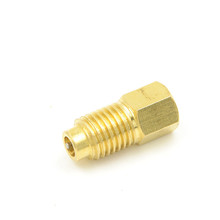High Quality 1Pc R12 To R134a Fitting Adapter Outter 1/2" ACME Inner 1/4'' SAE Male Tool Parts 10mm Gold Color 2024 - buy cheap