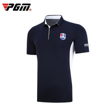 Men Breathable Short Sleeve Golf T-Shirt Training Quick Dry Golf Soft Tops Male Turn Down Collar Sports Shirts D0747 2024 - buy cheap