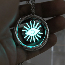 Eye of the Sun glowing Necklace Pendants Chain Fashion Jewelry Pendant glow in the dark necklaces women necklace 2024 - buy cheap