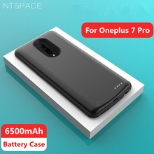 NTSPACE внешний аккумулятор зарядное устройство чехлы для Oneplus 7 Pro батарея чехол 6500 мАч портативный внешний аккумулятор ударопрочный зарядный чехол 2024 - купить недорого